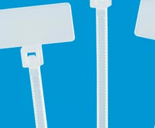 100 Marker Horizontal Cable Tie 18lbs 6-IN  Tensile Strength, 2" Bundle 