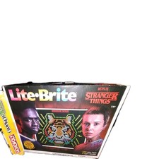 Brand New Lite Brite Stranger Things Light Box Toy Millie Bobbie Brown