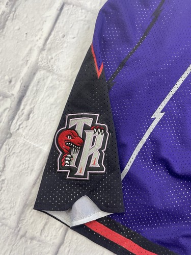 Just Don Toronto Raptors 98/99 Shorts Purple NBA Mesh USA Made Men’s Sz XL - Picture 8 of 11
