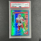 2018 Panini Donruss Optic Patrick Mahomes II Aqua Holo PSA 10#BNW