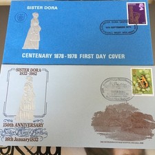 GB STAMPS RARE SOUVENIR COVER 1978-82 SISTER DORA