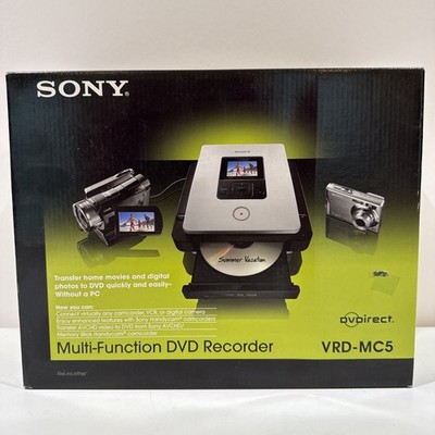 Sony DVDirect VRD-MC5 DVD Recorder (2.5 inch) - Black for sale