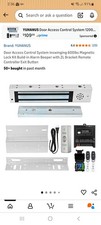Door Access Control System Inswinging 600lbs Magnetic Lock Kit