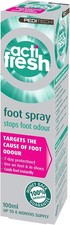 Image of Pack of 1 Peditech Actifresh Foot Odour Spray 100ml Refreshing Relief for Feet