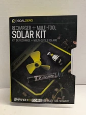 Goal Zero Switch 10 Core + Nomad 7 Plus Solar Kit USB Charger Flashlight Fan
