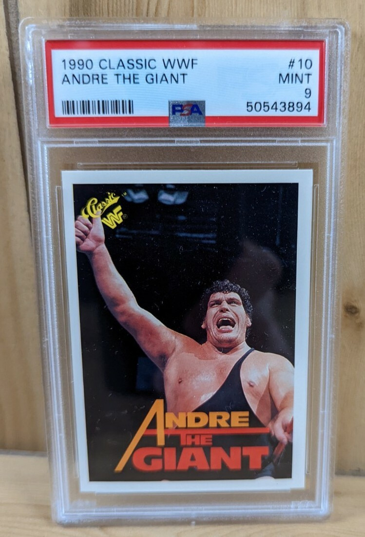 1990 Classic WWF Andre The Giant #10 PSA 9 MINT Wrestling Card Graded HOF