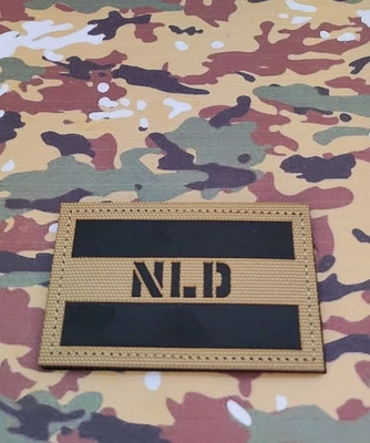 Badge Pays Bas drapeau Camo Coyote Desert NLD Patch Hook and loop scratch - Photo 1/3