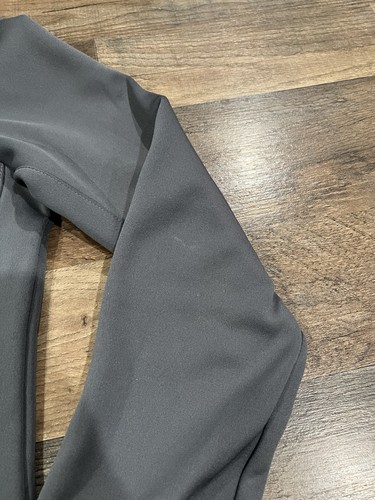 Giacca Nike Golf Dri-Fit full zip grigia foderata in pile fori per pollice donna grande - Foto 6 di 12