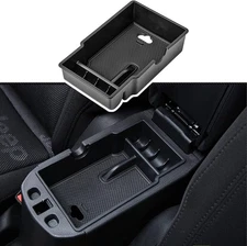 Center Console Organizer Tray Compatible with Accessories 2015-2019 Black Line