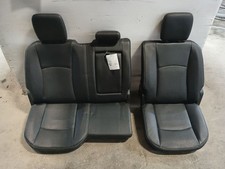 Rear 2nd Row Heated Black Leather Seat From 2015 Ram 1500 Crew Cab 12108115