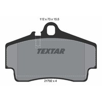 Textar BremsbeläGe Bremsbelegsatz Hinten FüR Porsche Boxster 911 Cabriolet