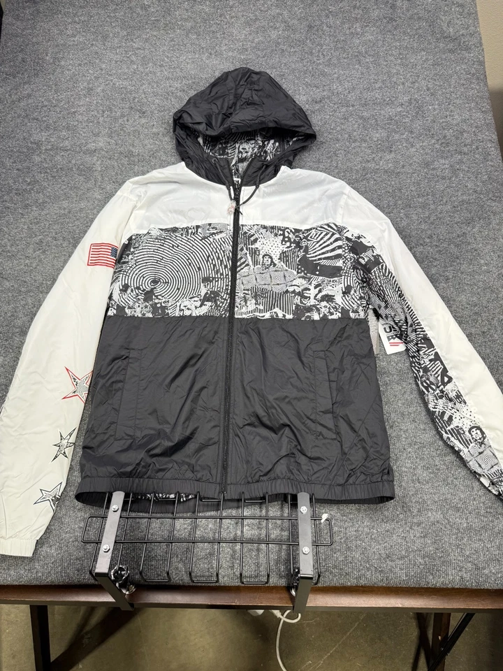 Volcom Mens Usst Ermont Hooded Lightweight Windbreaker Jacket - Image 3 of 4