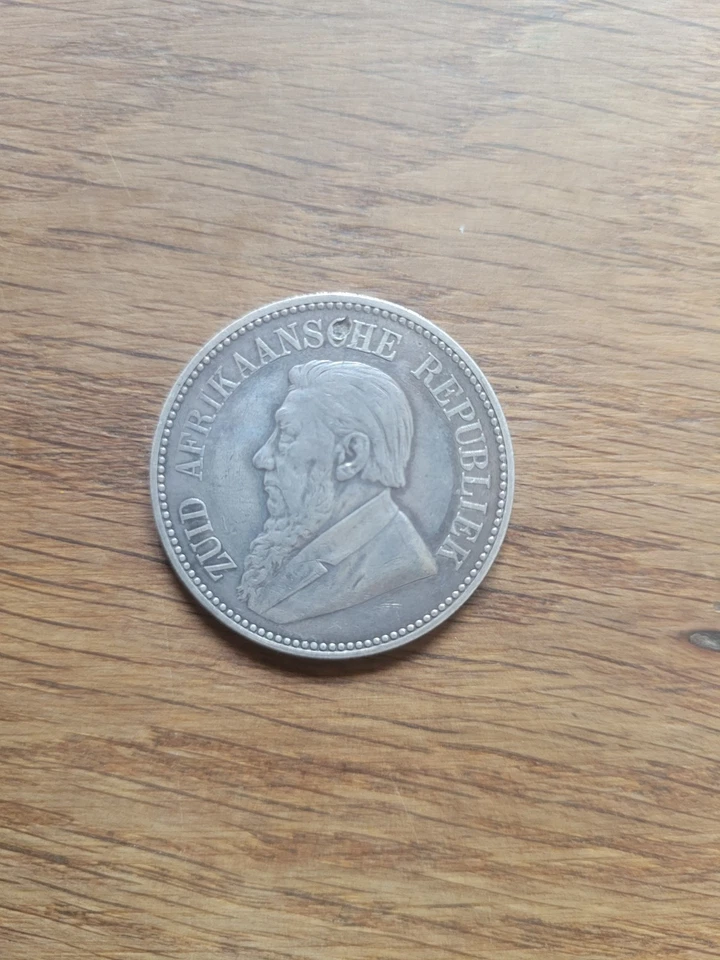 Afrique Du Sud Pièce Argent De 2 1/2 Shillings 1896 P3441 - Photo 1/2
