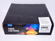 206X Toner Cartridges 4 Pack High Yield Compatible Replacement for HP 206A