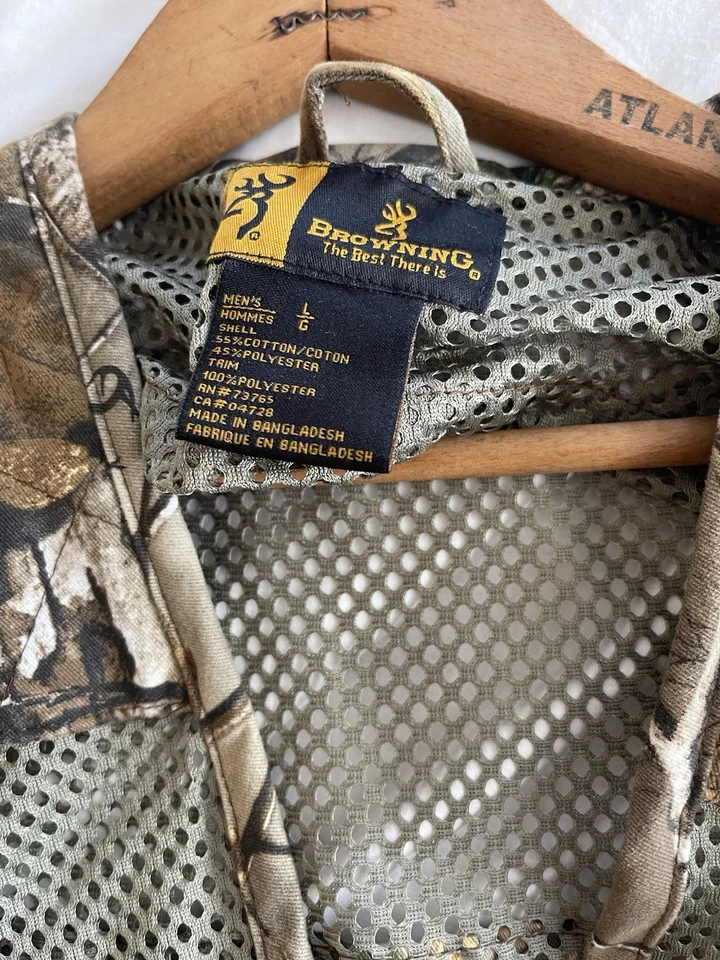 Browning Upland Dove Hunting Vest Realtree Edge Camo L - Image 4 of 4