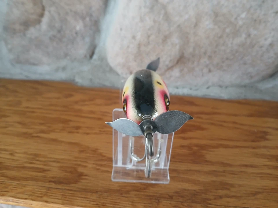 Southbend Surf Oreno Nº963 Manchado, Madera con Ojos de Vidrio, Original Repintado Foto 4 de 4