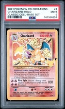 Pokemon TCG: Charizard 4/102 Celebrations Classic Collection Holo PSA 9 MINT