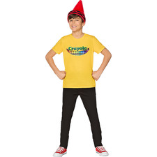 Kids Crayola Crayon Box T-Shirt Costume Kit - Morris Costumes