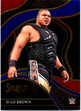 2024 Panini Select WWE - D-Lo Brown #252 Red & Blue Ringside