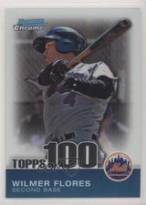 2010 Bowman Chrome Topps 100 Prospects /999 Wilmer Flores #TPC29