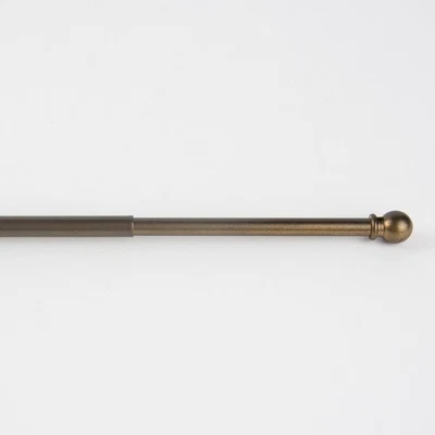 Vitragenstange Bistrostange Jubi bronziert Ø7cm 85-120cm - Bild 1 von 3