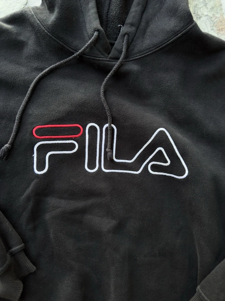 Sudadera con Capucha FILA Vintage Años 90 Hecha en Canadá Talla XL Foto 2 de 4