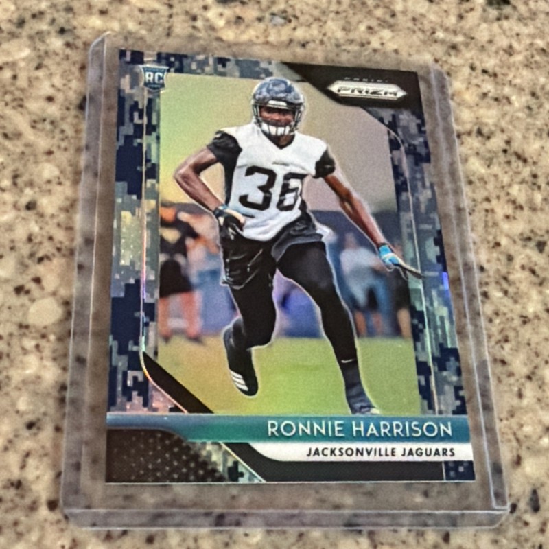 Ronnie Harrison 2018 Prizm #268 Camo Prizm RC 20/25 SP Jacksonville Jaguars-NFL