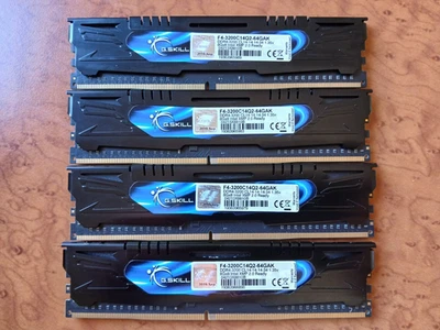 G.Skill ARES DDR 4x8gb - 32gb 3200 cl 14-14-14-34 1.35v. Samsung b-die - image 1 of 4