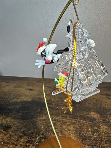 Sylvester & Tweety Christmas Ornament 1997 Warner Bros Looney Tunes - Bild 2 von 6