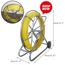 8mm×260m Fiberglass Fish Tape: Flexible, Durable & Insulated For Diverse Enginee