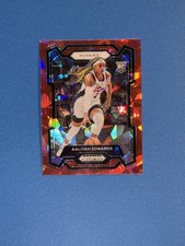 2024 Panini Prizm Draft Picks Red Cracked Ice Prizm Aaliyah Edwards RC #3 Rookie