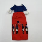 VINTAGE BARBIE BEST BUY #9158 BICENTENNIAL DRESS RED WHITE BLUE