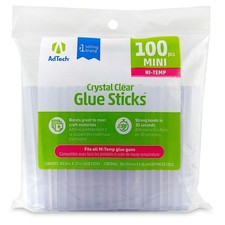 High Temp Mini Glue Sticks-5/16"X4" 100/Pkg W229-34 
