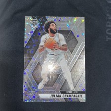 2024-25 panini mosaic basketball Julian Champagnie Spurs Silver Disco Rare