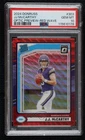2024 Donruss Optic Preview Red Wave Prizm JJ McCarthy PSA 10 Rookie RC