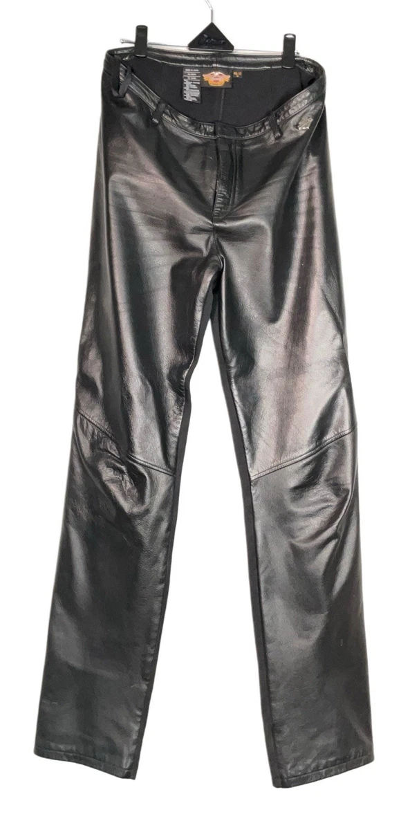 Harley-Davidson Black Leather Pants for Women for sale | eBay