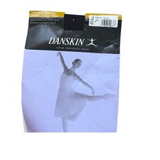 Danskin 212 High Performance Footed Dance Tights Black Size B Made in USA New
