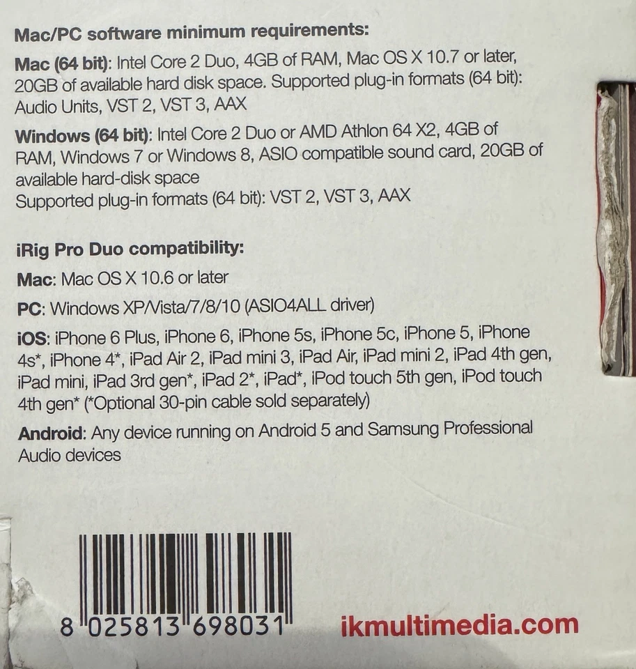 iRig Pro Duo Studio Suite hardware PLUS extras. see photos and description. - Image 4 of 4