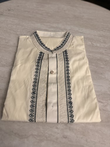 Traditional Men's Kurta Panjabi Comfort Timeless Style - Picture 4 of 5