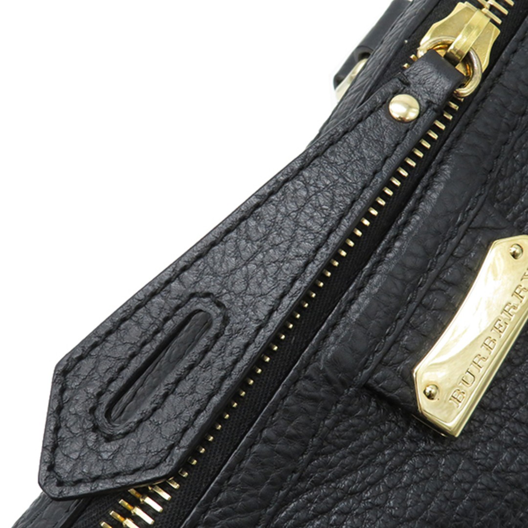 バーバリー 2WAYバッグ SM GLADSTONE Burberry 2Way Bag Sm Gladstone Leather Black Gold Hardware