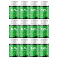 Bio Slim Cleanse Advanced Defense Formula Dietary Supplement - 12 Bottles