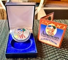 2000 American Eagle Silver Dollar 1oz Fine Silver in Full Color with Box & COA