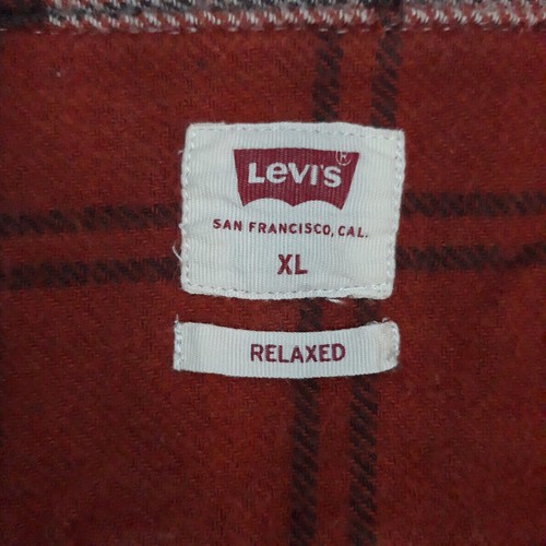 Levi's Herren Workwear Hemd XL Braun Flanell Utility Langarm Relaxed Fit - Bild 8 von 10