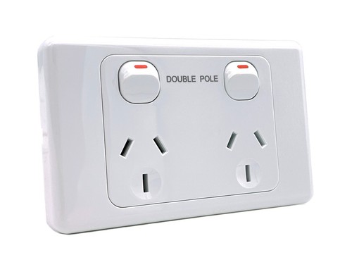 10 A Amp 240V Double Power Point Wall Socket outlet GPO light switch Plate USB - Picture 46 of 125