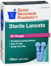 GNP LANCETS 28G 100CT  X 2 BOXES