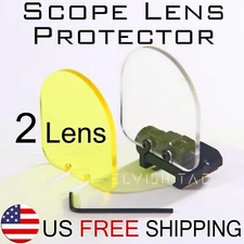 Sight Lens Protector For Airsoft Picatinny Rail Mount Prot. Scope Red Dot Sight