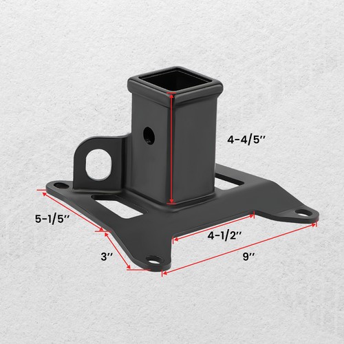 2" Receiver Trailer Hitch Steel Mounting Plate For Honda Talon 1000R 1000X 19-24 - Picture 5 of 12