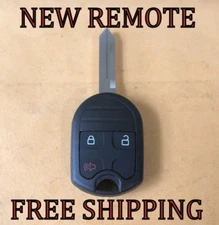 NEW REPLACEMENT 3 BUTTON REMOTE HEAD KEY 80 BIT UNCUT KEYLESS ENTRY FOR FORD