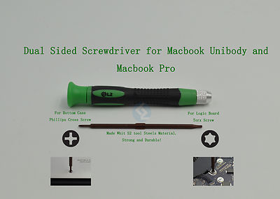 Dual Sided Phillips Cross and Torx T6 Screwdriver for Macbook Pro 13'' 15'' 17''