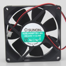 1pc for Sunon KDE2408PTB1-6 fan 80*80*25mm 24V 3.4W 2pin amk